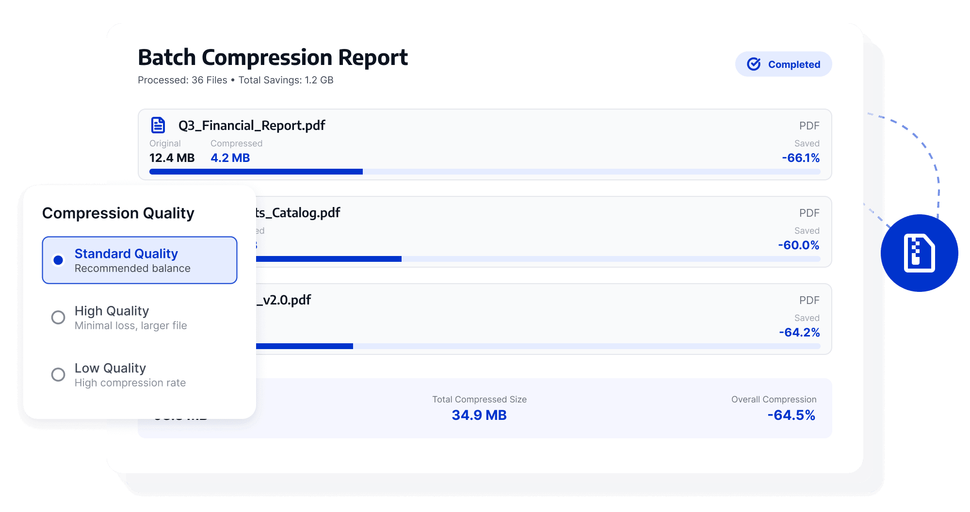 Compress Multiple PDFs for Easier Delivery