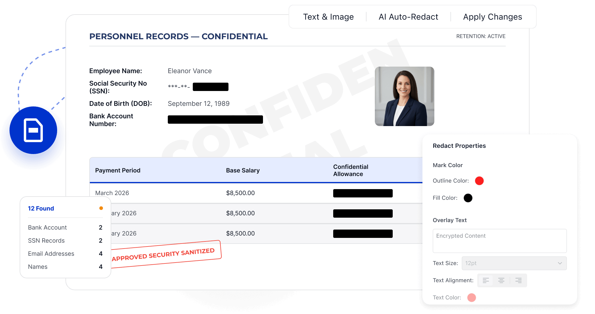 Redact Sensitive Information before Sharing PDFs