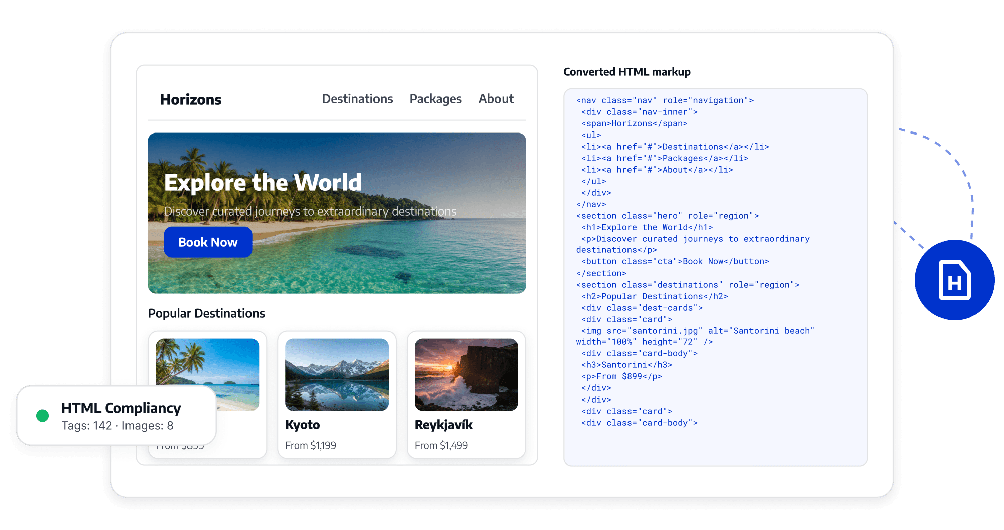 Turn PDF Content into Reusable HTML