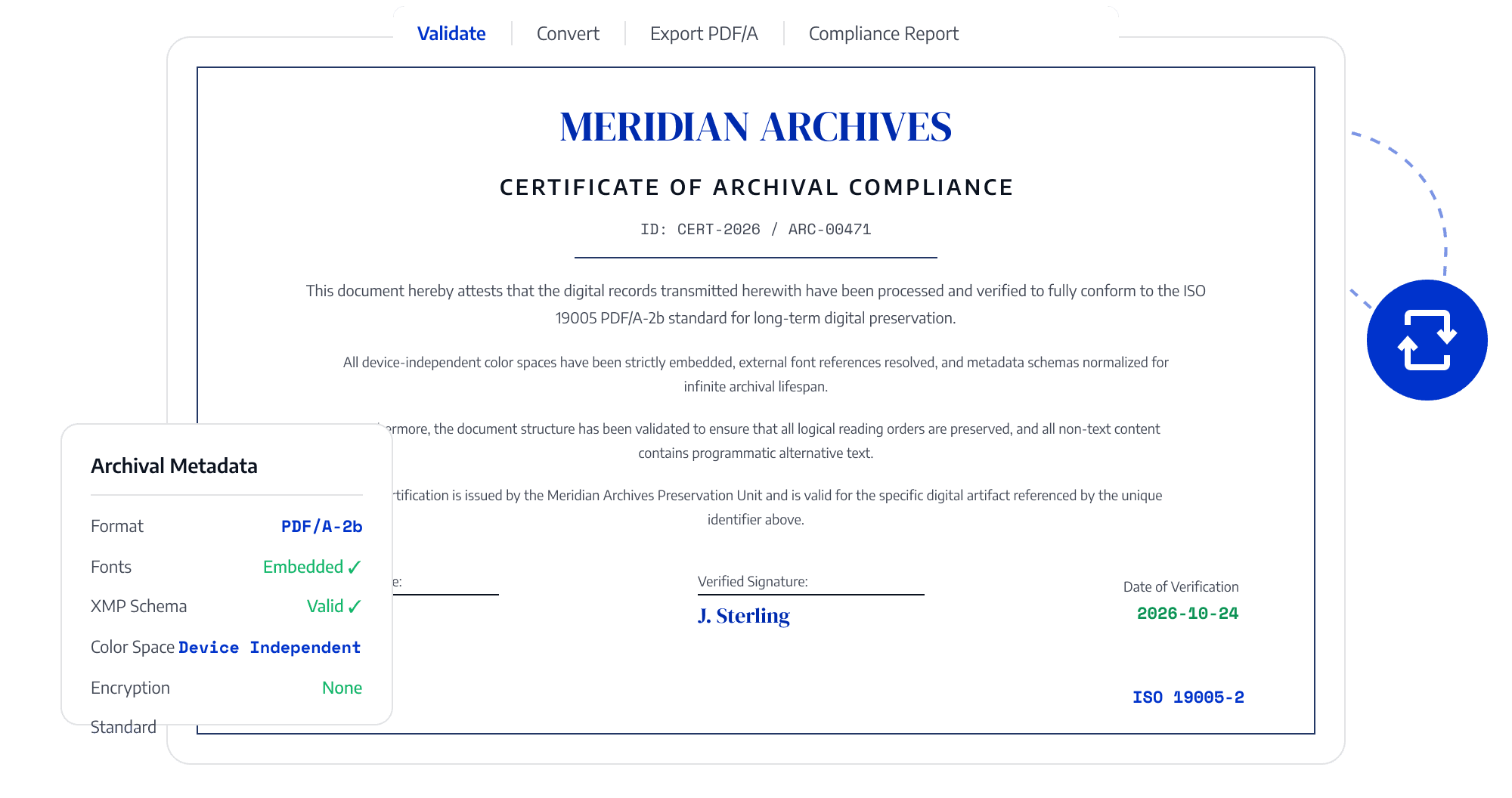 Convert PDF to PDF/A for Long-Term Archiving